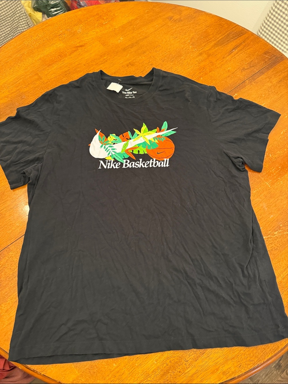 Nike Basketball Men's Black Graphic Tee xxl